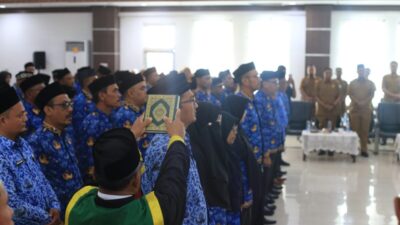 Bupati Aceh Utara Lantik 115 Kepala Sekolah dan 4 Pengawas, Ini Tiga Pesan Penting Ayahwa