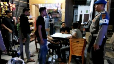 Polsek Syamtalira Bayu Gelar Patroli Dialogis Malam Hari, Cegah Gangguan Kamtibmas di Wilayah Hukum Polres Lhokseumawe