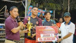 Kapolres Lhokseumawe Tutup Turnamen Voli Kapolres Cup 2025, Perkasa VC Sabet Gelar Juara