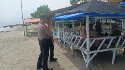 Polres Lhokseumawe Perketat Pengamanan di Objek Wisata Pantai Ujong Blang