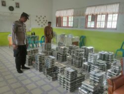 Polsek Muara Satu Kawal Distribusi 3.477 Paket Makanan Bergizi Gratis ke Sekolah dan Posyandu