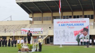 Perta Arun Gas Bersama PHE NSO Laksanakan Upacara Hari Pahlawan