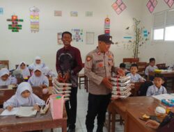 Polsek Dewantara Kawal Pembagian Makan Bergizi Gratis dari BGN di Sekolah-sekolah