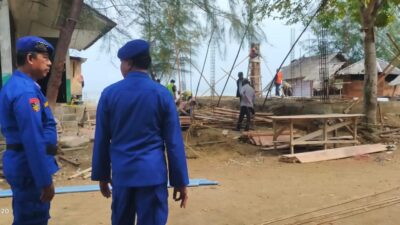 Polres Lhokseumawe Tinjau Pembangunan Kampung Nelayan Merah Putih, Wujud Dukungan terhadap Pemberdayaan Pesisir