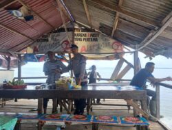 Sat Polairud Polres Lhokseumawe Sapa Nelayan PPI Pusong Lama, Ajak Bersama Wujudkan Laut Aman dan Bersih