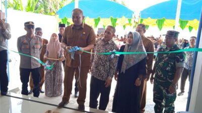 Dapur MBG Peurupok Syamtalira Aron Diresmikan