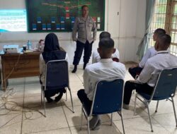 Satbinmas Polres Lhokseumawe Tegaskan Peran Menwa sebagai Teladan Kamtibmas dalam Pembekalan Camen Unimal 2025