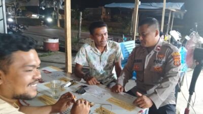 Polsek Syamtalira Bayu Perkuat Patroli Dialogis Malam Hari, Warga Diajak Aktif Jaga Kamtibmas
