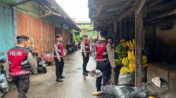 Polres Lhokseumawe Intensifkan Patroli di Pasar Tradisional, Cegah Aksi Kejahatan Sejak Dini