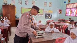 Polsek Muara Dua Monitoring Pembagian 7.480 Paket Makan Bergizi Gratis di Sekolah dan Posyandu