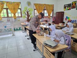Polsek Muara Dua Monitoring Pembagian Makan Bergizi Gratis untuk Siswa dan Kelompok B3