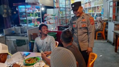 Patroli Dialogis Polsek Muara Batu Perkuat Keamanan Malam, Kapolsek Ajak Warga Tingkatkan Kewaspadaan