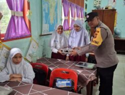 Polsek Muara Dua Monitoring Program Makan Bergizi Gratis di Sekolah dan Posyandu