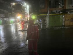 Patroli Malam Sat Samapta Polres Lhokseumawe Fokuskan Patroli di Wilayah Terdampak Banjir