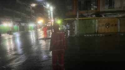 Patroli Malam Sat Samapta Polres Lhokseumawe Fokuskan Patroli di Wilayah Terdampak Banjir