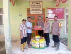 Fokus Distribusi Logistik, Kapolres Lhokseumawe Kerahkan Tim Tembus Pedalaman Aceh Utara