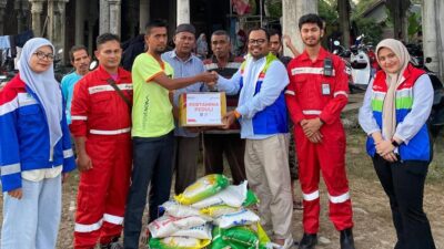 PAG Salurkan Bantuan Darurat untuk Warga Terdampak Banjir di Lhokseumawe
