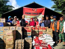 Abu Heri Salurkan Bantuan untuk Warga Trumon, Desak Pemerintah Tinggikan Jalan Nasional