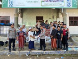 Kapolres Lhokseumawe Salurkan Bantuan Sembako ke LPI Nurul Islam Sawang untuk Ringankan Dampak Banjir