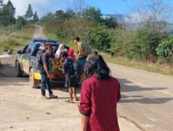 Warga Aceh Tengah Tempuh 4 Hari Perjalanan ke Gunung Salak, Polres Lhokseumawe Evakuasi dan Salurkan Bantuan