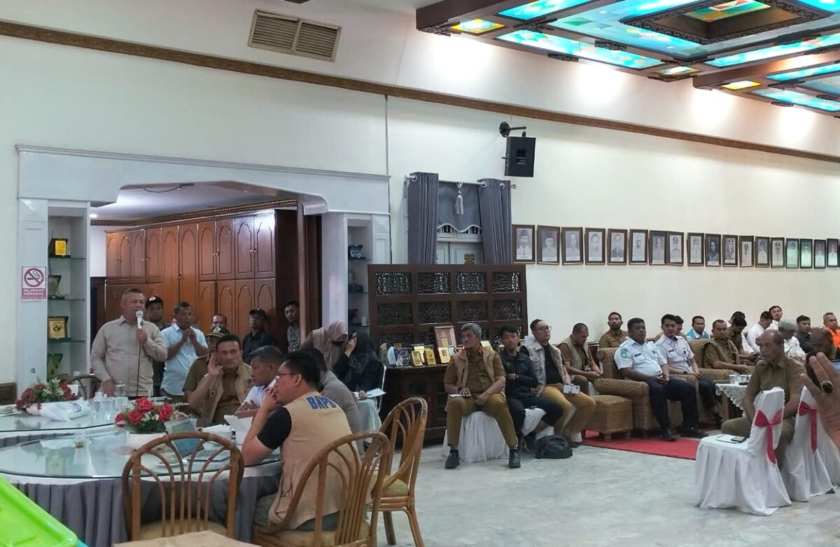 Bupati Aceh Utara Gelar Rapat Evaluasi Penanganan Banjir Aceh Utara