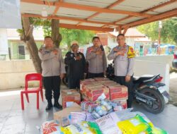 Kapolres Lhokseumawe Salurkan Bantuan Sembako untuk Para Imum Mukim di Aceh Utara