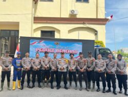Polres Lhokseumawe Kirim Bantuan Alumni Akpol 2010 C dan 2012 Wiratama Bhayangkara, 8 (Delapan) Personel BKO Diterjunkan ke Aceh Tamiang