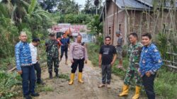 Kapolsek Muara Dua Bersama Muspika Turun Langsung Cek dan Normalisasi Saluran Air Pasca Banjir