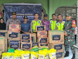 Akpol 2016 Satryo Pabudi Luhur Salurkan Bantuan Logistik untuk Korban Banjir di Desa Bluka Tebai