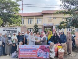 Peduli Guru dan Siswa, KGBN Prioritaskan Bantuan ke SMPN 1 Samudera