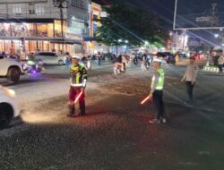 Malam Pergantian Tahun, Polres Lhokseumawe Intensifkan Pengamanan Arus Lalu Lintas Kota