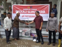 Alumni AKPOL 2015 Salurkan Bantuan untuk Korban Banjir Bandang di Nisam