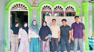 Jurusan IPII FUAD UIN Sultanah Nahrasiyah Kunjungi Mahasiswa Korban Banjir Bandang
