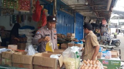 Polsek Syamtalira Bayu Tingkatkan Patroli Cegah Guantibmas di Pasar Keude Bayu