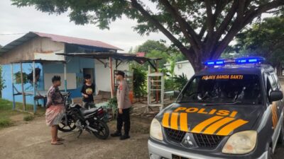 Cegah Balap Liar dan Kenakalan Remaja, Polsek Banda Sakti Gelar Patroli di Waduk Pusong