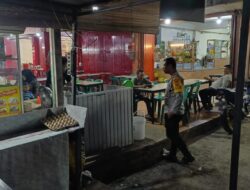 Patroli Malam Polsek Muara Dua, Jaga Kondusivitas Kamtibmas di Wilayah Rawan