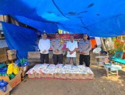 Wakapolres Lhokseumawe Kunjungi Pengungsian Riseh Teungoh, Salurkan Bantuan untuk Korban Banjir