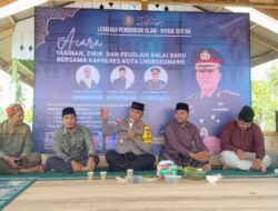 Balai Pengajian Wakaf Kapolres Lhokseumawe Dipeseujuk, Wujud Komitmen Pembinaan Akhlak Generasi Muda Ujong Blang