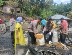 Kebakaran Hanguskan Rumah Warga di Cot Trieng, Kerugian Capai Rp200 Juta
