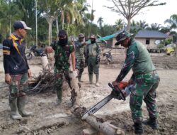 TNI Bersihkan dan Renovasi SDN 19 Tanah Jambo Aye Pascabanjir, Progres Capai 40 Persen