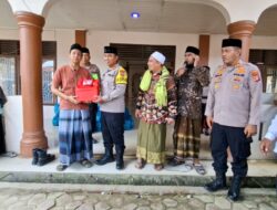 Kapolres Lhokseumawe Salurkan Bantuan untuk Santri Dayah Terpadu Nurul Islam Meurah Mulia