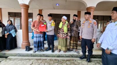 Kapolres Lhokseumawe Salurkan Bantuan untuk Santri Dayah Terpadu Nurul Islam Meurah Mulia