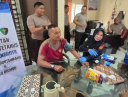 Sidokkes Polres Lhokseumawe Laksanakan Baktikes, Berikan Vaksin Tetanus dan Vitamin kepada Personel