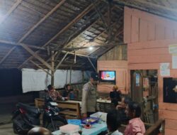 Patroli Dialogis Polsek Syamtalira Bayu Saweu Keude Kupi, Sapa Warga Cegah Guantibmas