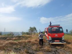 Kebakaran Ilalang di Bukit Goa Jepang, Polres Lhokseumawe Tegaskan Imbauan Cegah Karhutla