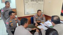 Siwas Polres Lhokseumawe Laksanakan Audit Tahap I Pengelolaan Anggaran 2026 di Polsek Muara Satu
