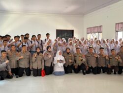 Mahasiswa STIK Lemdiklat Polri Angkatan Ke-83 Saweu Sikula di SMA Negeri 5 Lhokseumawe