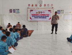 Sat Binmas Polres Lhokseumawe Sosialisasikan E-Learning Polri Mengajar di SMP Generasi Unggul Boarding School