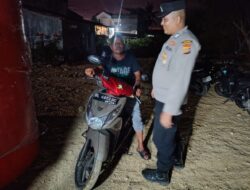 Patroli Malam Polsek Muara Dua Sasar Titik Rawan, Pastikan Situasi Kamtibmas Tetap Kondusif