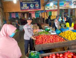 Patroli Pasar Inpres, Polisi Perketat Pengawasan Cegah Aksi Kriminalitas